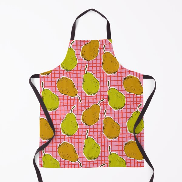 Item preview, Pears on the grid retro pattern \ By tartagain designed and sold by tartagain.
