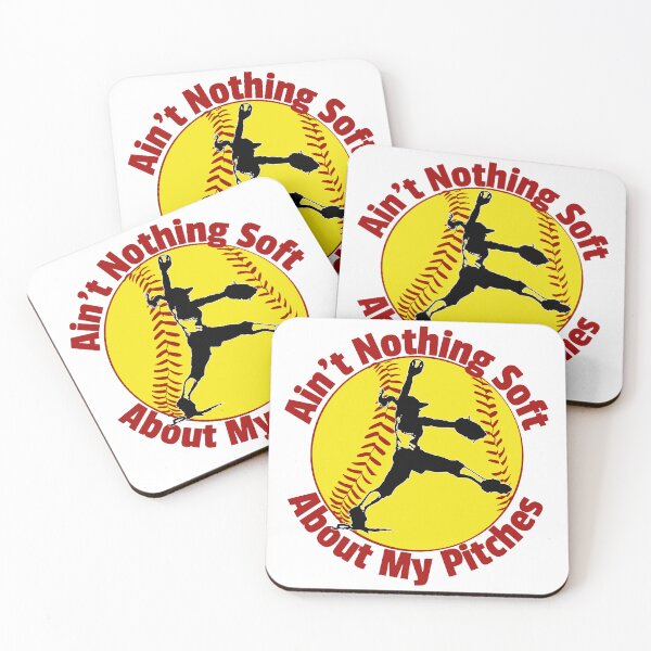 Item preview, Softball Pitcher - Ain't Nothing Soft About My Pitches designed and sold by Batty4Boba.