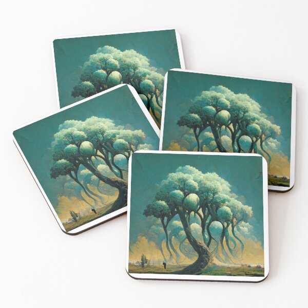 Item preview, Trees landscape sureale inspiration fantasy digital designed and sold by G-M-Designs.