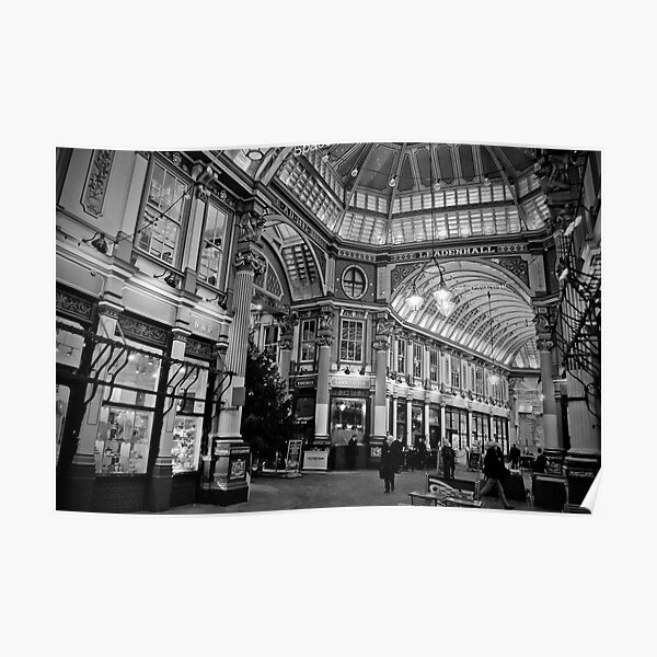 "Leadenhall Market City of London England UK" Poster for Sale by