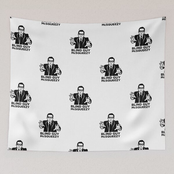 Item preview, Michael Scott Blind Guy McSqueezy Shirts, Hoodies, Stickers and More! designed and sold by Shows We Love Gear.
