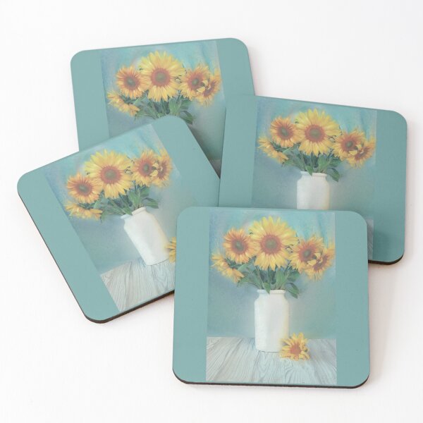Item preview, Painted Sunflower Bouquet in Vase  designed and sold by JeLoTall.
