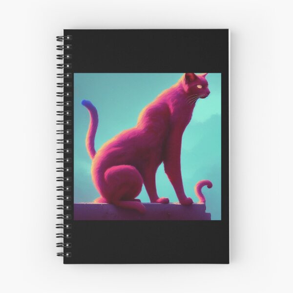 Item preview, Psychedelic pink cat designed and sold by Mission-Cat.