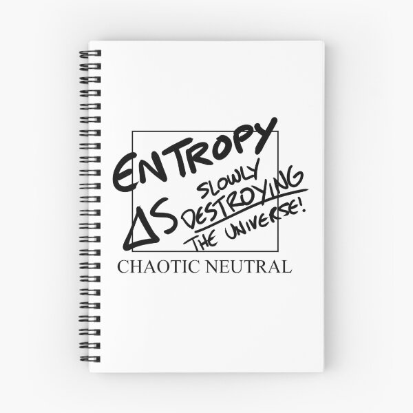Item preview, Chaotic Neutral Entropy designed and sold by PinniPetal.