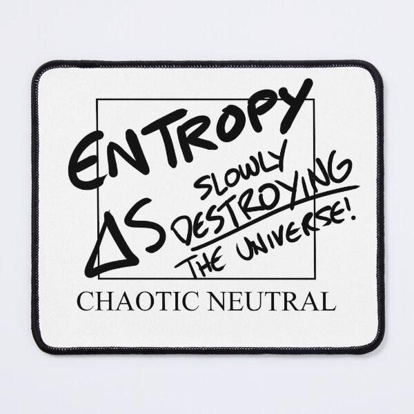 Item preview, Chaotic Neutral Entropy designed and sold by PinniPetal.