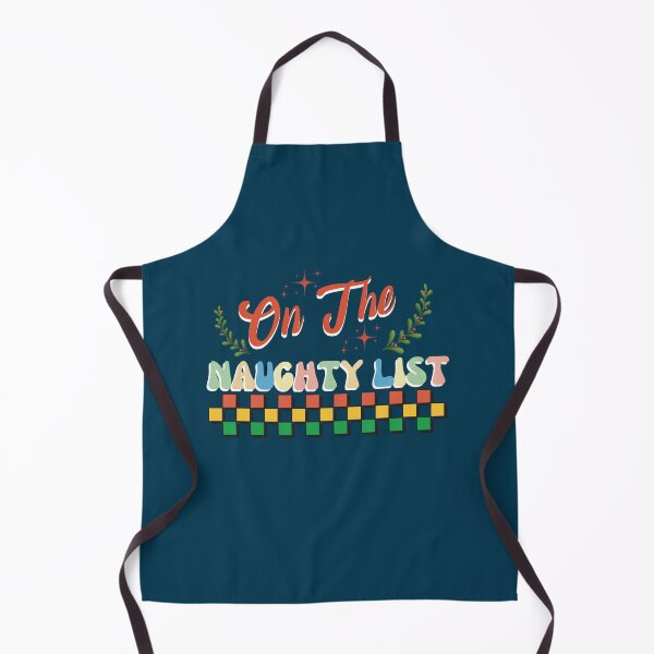 Item preview, On the naughty list retro Christmas vintage designs designed and sold by DesignsbyMona.