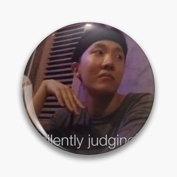 Item preview, Jhope silently judging sticker meme designed and sold by tokki-drawings.