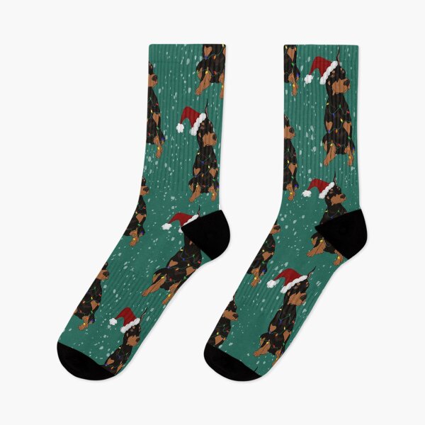 Item preview, Christmas Doberman Pinscher - Green designed and sold by KantstandyaC.