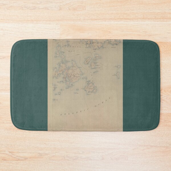 Item preview, Swans Island and Long Island Maine Vintage Map designed and sold by BeaSchoney.