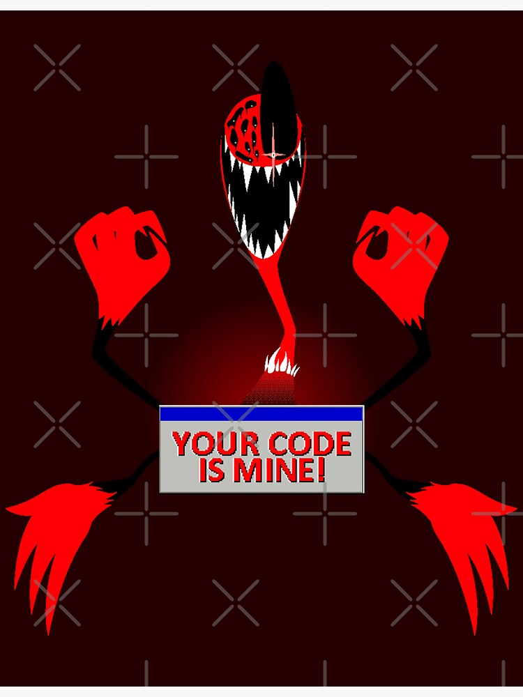 Your Code Is Mine Sticker for Sale by deborahtague