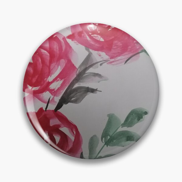 Item preview, red flower and leaves paintings designed and sold by Nature  Nblossom.