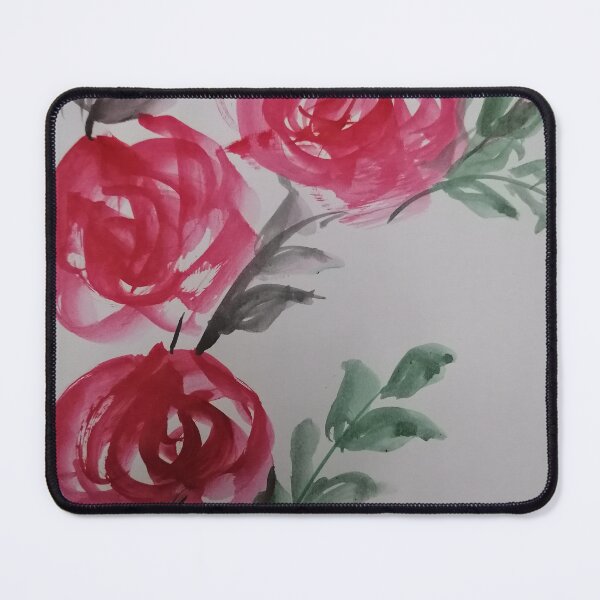 Item preview, red flower and leaves paintings designed and sold by Nature Nblossom.