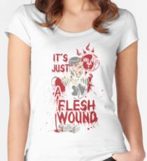 Flesh Wound Women's Fitted Scoop T-Shirt