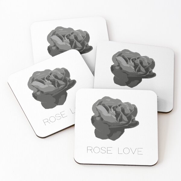 Item preview, GREY ROSE LOVE designed and sold by EsraTugArtDesign.