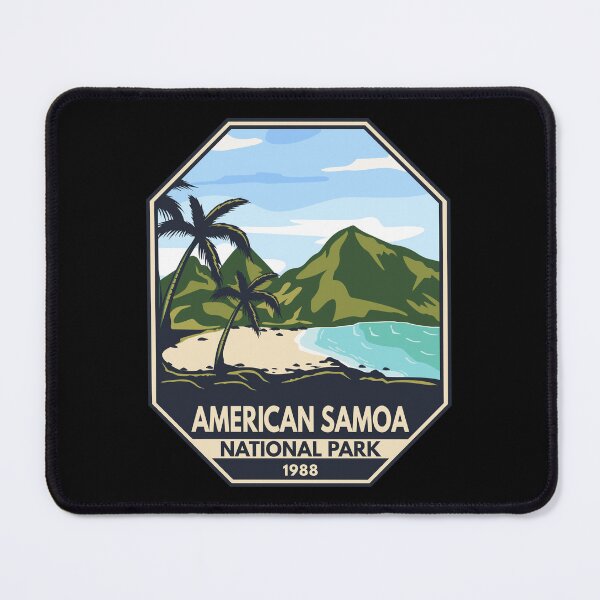 Item preview, American Samoa National Park Retro Emblem designed and sold by KrisSidDesigns.