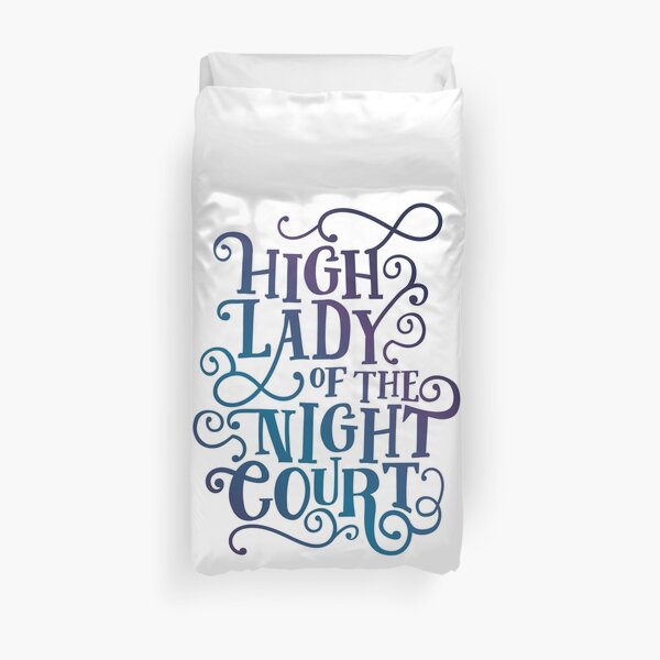 High Lady Of The Night Court - Gradient Duvet Cover