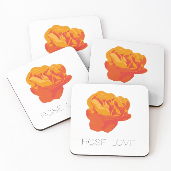 Item preview, ORANGE ROSE LOVE designed and sold by EsraTugArtDesign.