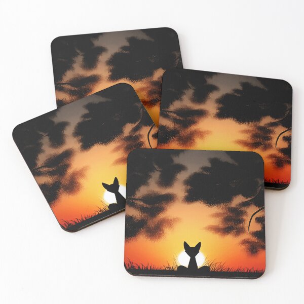 Item preview, Small Cat Looking At Sunset designed and sold by adamtepl.
