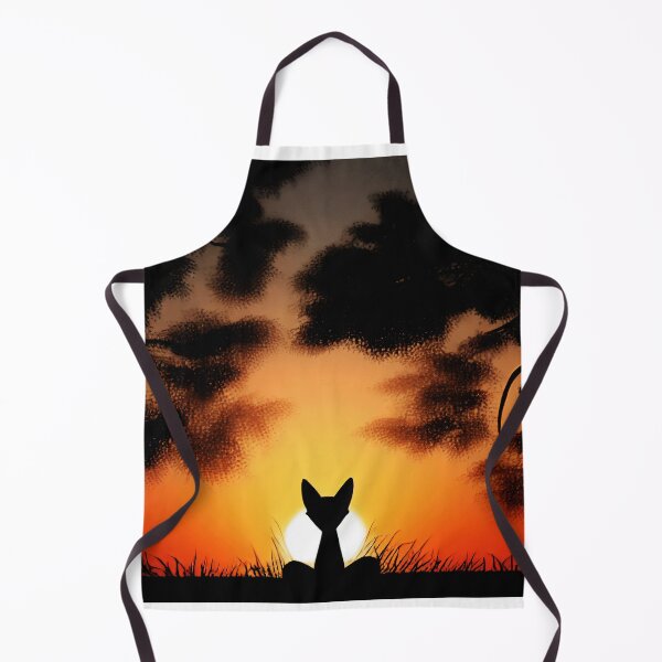 Item preview, Small Cat Looking At Sunset designed and sold by adamtepl.