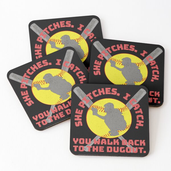Item preview, Dear Hitter, Back to the Dugout! Love, the Softball Catcher  designed and sold by Batty4Boba.