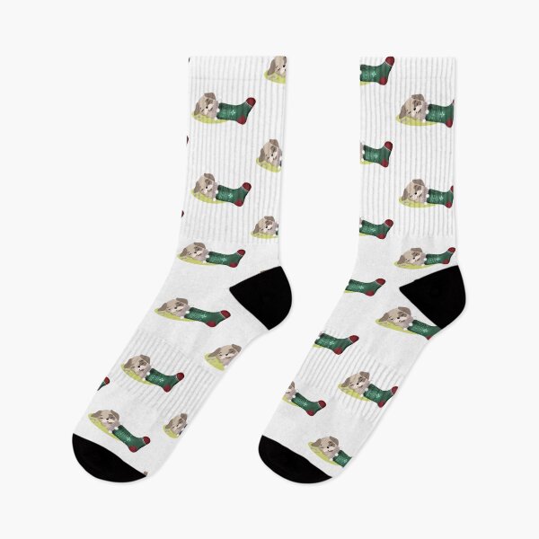 Item preview, Cute puppy in stocking designed and sold by Brownies22.