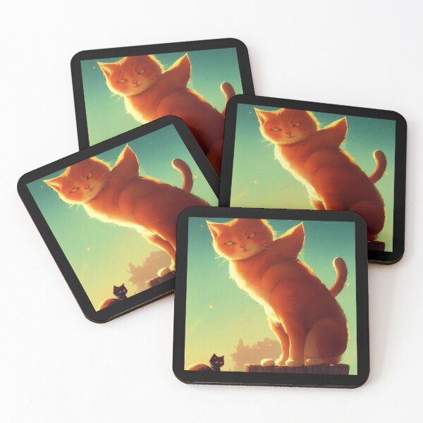 Item preview, Cute ginger kitten standing on an oak designed and sold by Mission-Cat.
