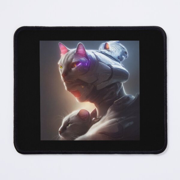 Item preview, Cyborg cat with multiple heads designed and sold by Mission-Cat.