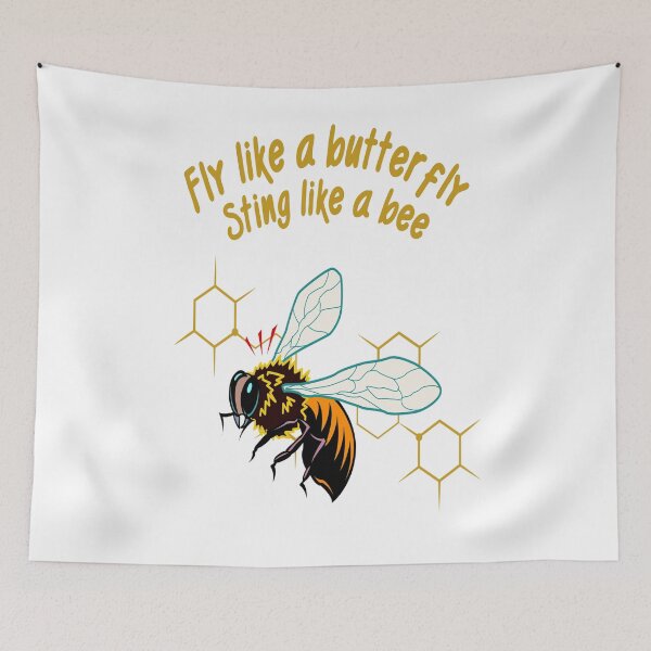 Item preview, Fly like a butterfly sting like a bee designed and sold by culturageekstor.