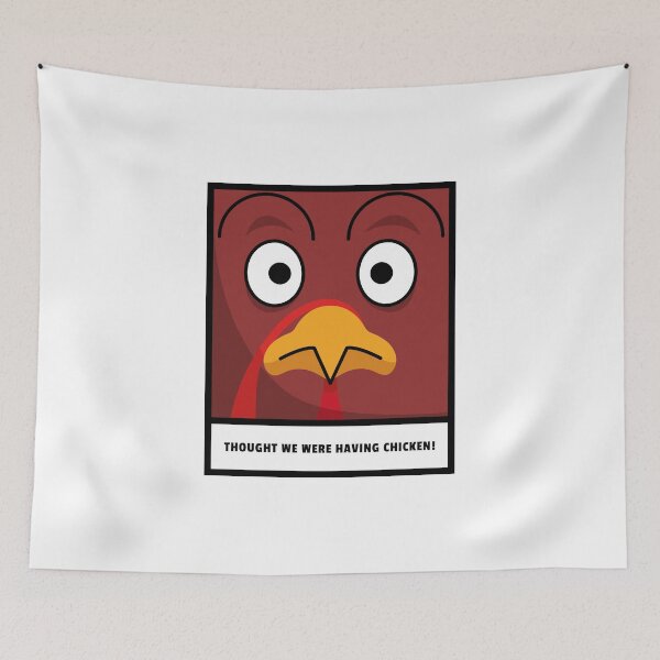 Item preview, frightened turkey realizing it's dinner designed and sold by dgutpro87.