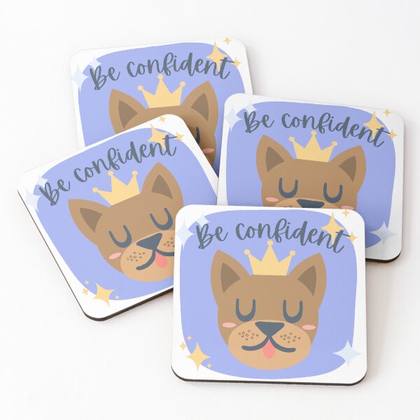 Item preview, Be Confident, Doggo designed and sold by The Flying Peach Designs by Payton Methvin.