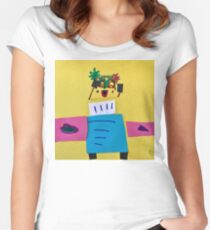 Alia's "Glitter" Women's Fitted Scoop T-Shirt