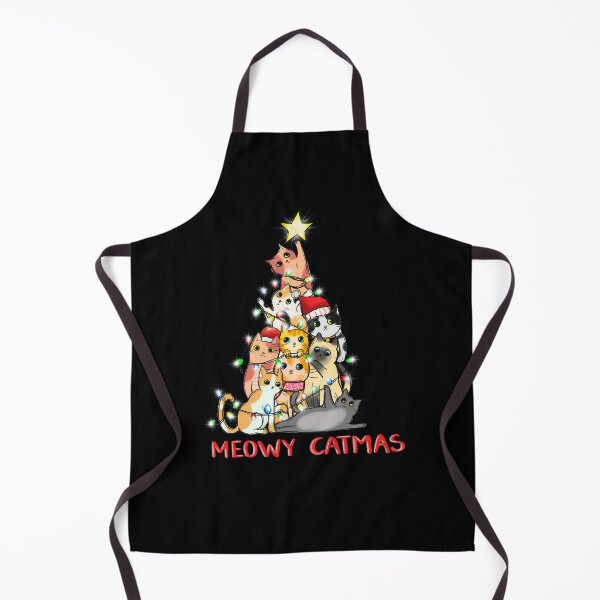 Item preview, Funny Christmas Cat Tree Meowy Catmas designed and sold by TajfunX.