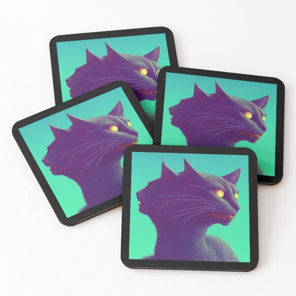 Item preview, Creepy demon cat designed and sold by Mission-Cat.