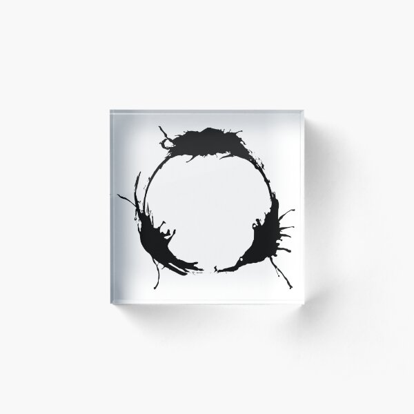 "geschrieben in Heptapod B (der Schriftsprache der Heptapods) aus dem von der Kurzgeschichte inspirierten Film" Arrival ".
Diese Arbeiten wurden aus Vektoren erstellt Acrylblock