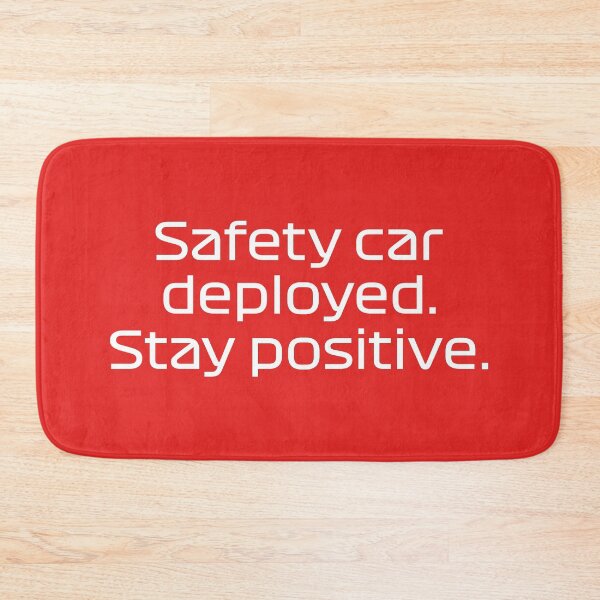 Item preview, SAI. Safety Car Deployed - Best Team Radio Suzuka GP 2022 (Red BG) designed and sold by FilipeFerreira.