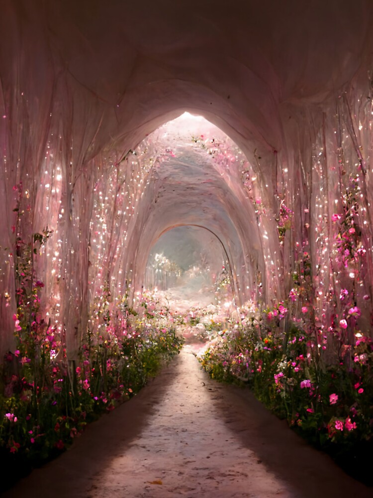 A Flower Tunnel by Verbamystica