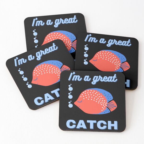 Item preview, Im a Great Catch Funny Fishing Pun designed and sold by BluePlanetMerch.