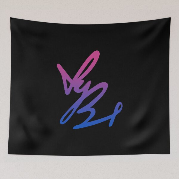Item preview, Yungblud Autograph (Bisexual Pride Flag) designed and sold by sarascoprox.