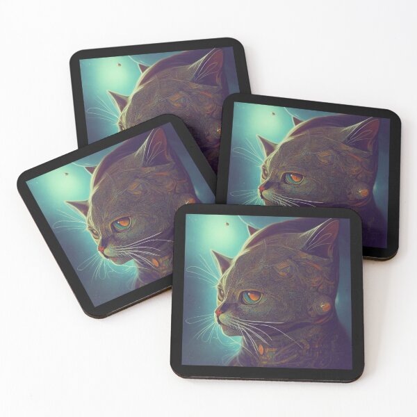 Item preview, Egiptian cat painting designed and sold by Mission-Cat.