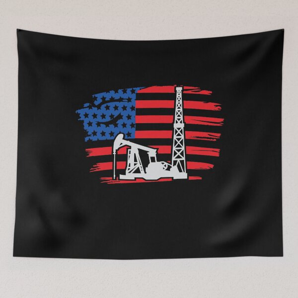 Item preview, Drilling Rig America Oil Drilling Rig designed and sold by MooonTees.