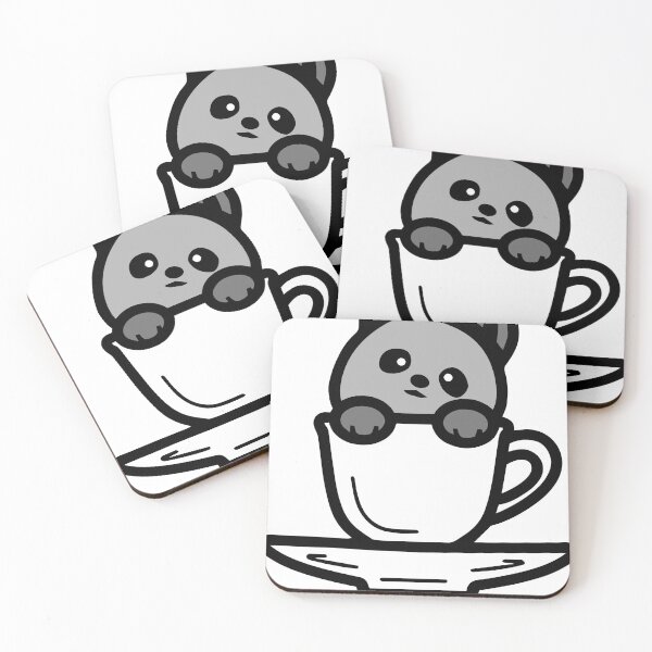 Item preview, kitty coffee designed and sold by zzedine.