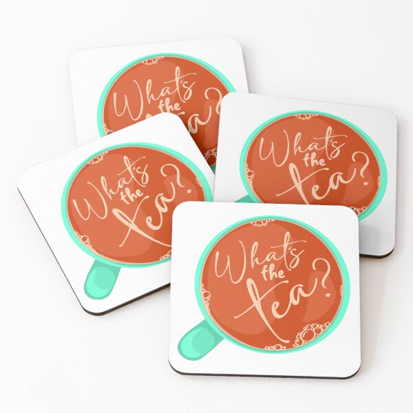 Item preview, What's the tea? designed and sold by The Flying Peach Designs by Payton Methvin.