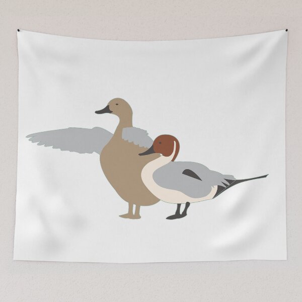 Item preview, Digital image of two lovely ducks . White background. designed and sold by janesg.