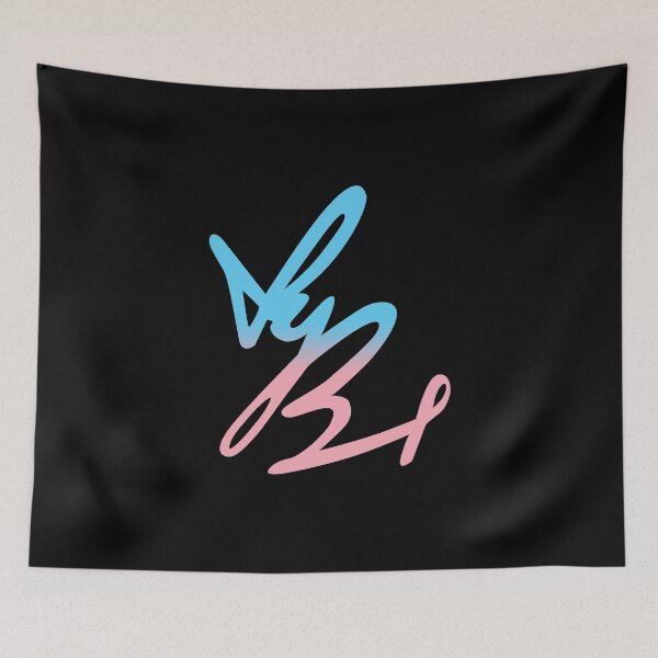 Item preview,  Yungblud Autograph (Transgender Pride Flag) designed and sold by sarascoprox.