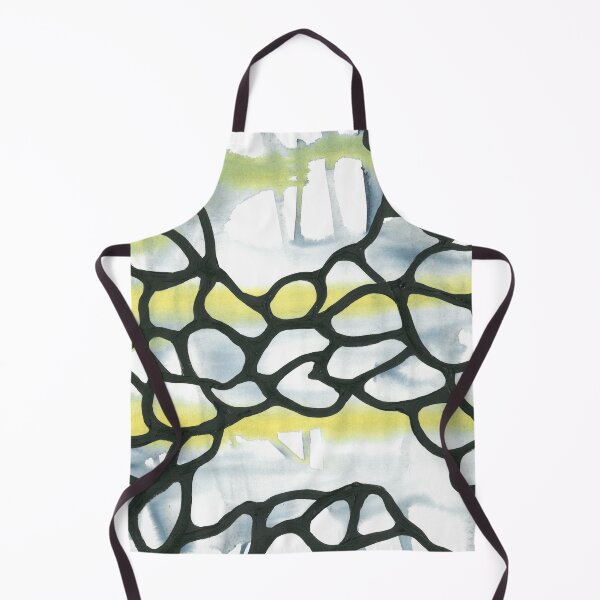 Item preview, Watercolor blue landscape, abstract landscape, trees designed and sold by anaozzart.
