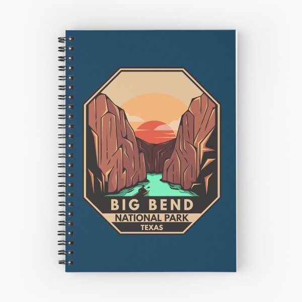 Item preview, Big Bend National Park Kayak Retro Emblem designed and sold by KrisSidDesigns.