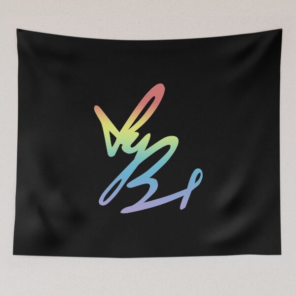 Item preview, Yungblud Autograph (Gay Pride Flag) designed and sold by sarascoprox.