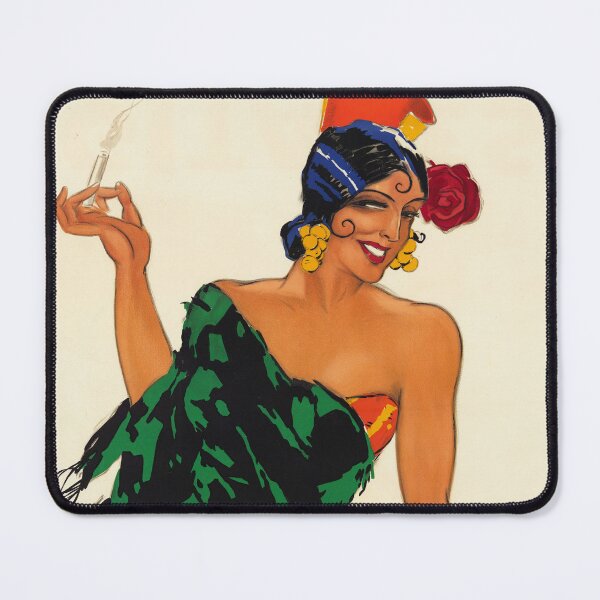Item preview, LES GITANES CIGARETTES 1931 French Art Deco Poster by Dransy  designed and sold by retroposters.