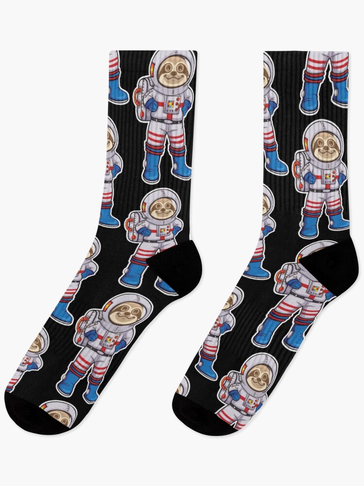 Thumbnail 1 of 5, Socks, Space Sloth designed and sold by plushism.