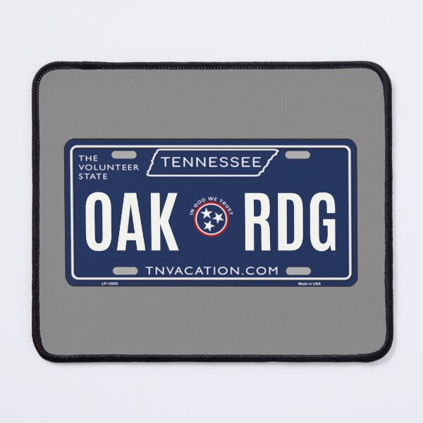 Item preview, Oak Ridge Tennessee License Plate designed and sold by dmbdana.